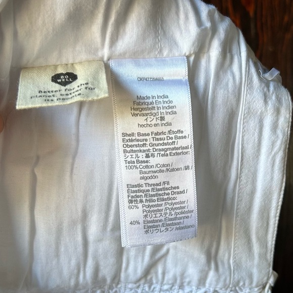 Madewell White Poplin Crop Top - Picture 5 of 5